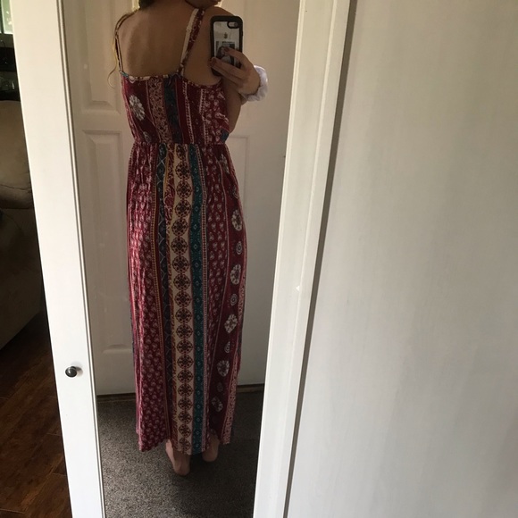 AS U WISH: GEOMETRIC PATTERN FLOWING ROMPER - Picture 7 of 8